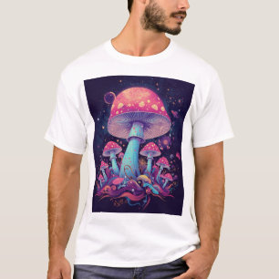 Kosmische Pilzgalaxie – Psychedelische Weltraumill T-Shirt