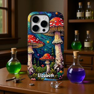 Kosmische Pinienwälder iPhone 16 Pro Hülle