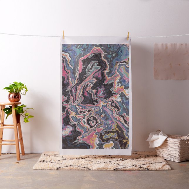 Kosmische Pink Marble Fusion Stoff (Beispiel)