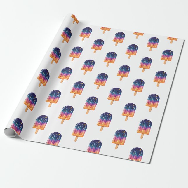Kosmische Population Geschenkpapier (Ungerollt)