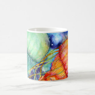 Kosmische Quallen Kaffeetasse