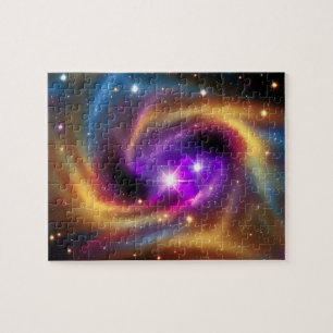 Kosmische Radiant-Indigofarben des Unendlichen