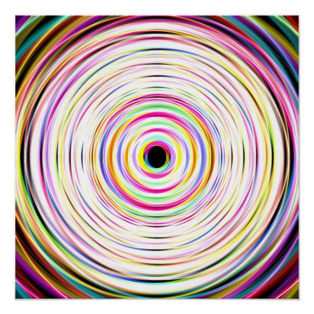 Kosmische Rays Perfektes Poster (Vorderseite)