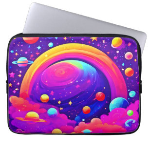 Kosmische Regenbogenkunst Laptopschutzhülle