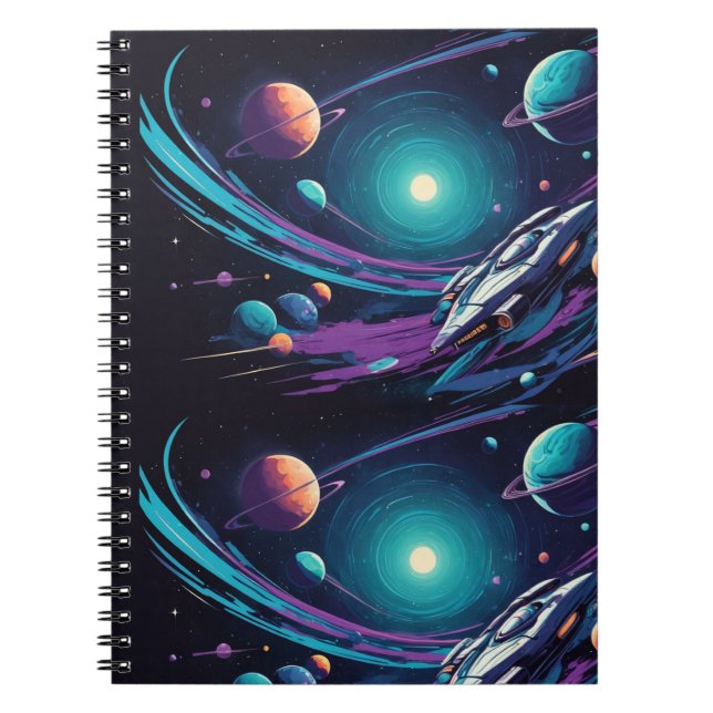 kosmische Reise Notizblock (Vorderseite)