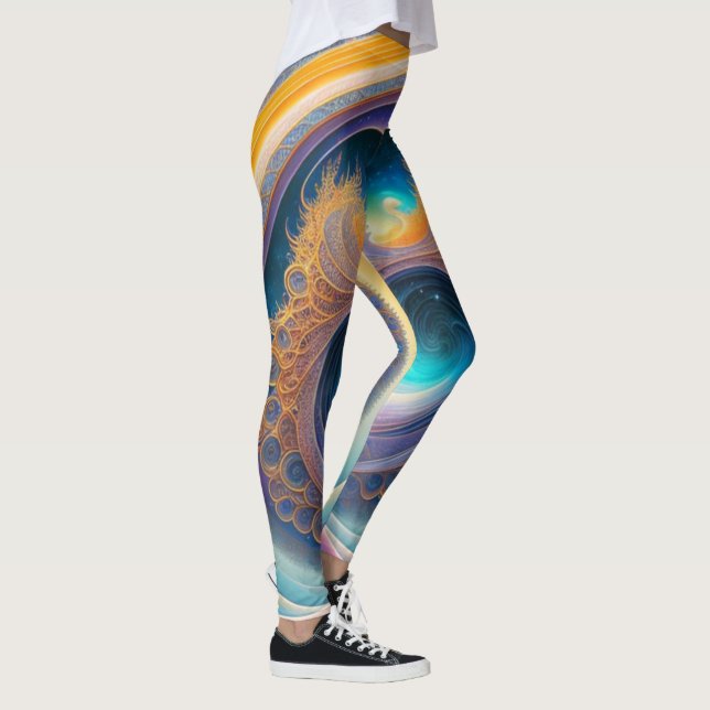Kosmische Rennen Leggings (Rechts)