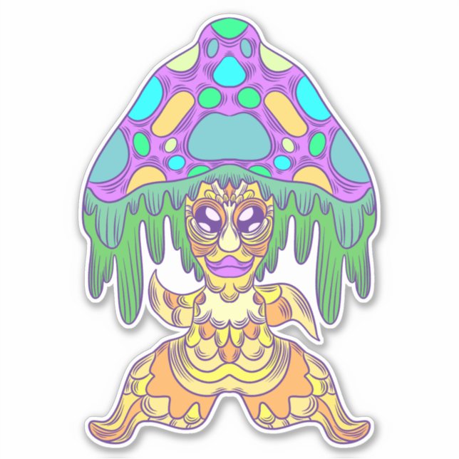 Kosmische Rhythmen Aufkleber (Vorderseite)