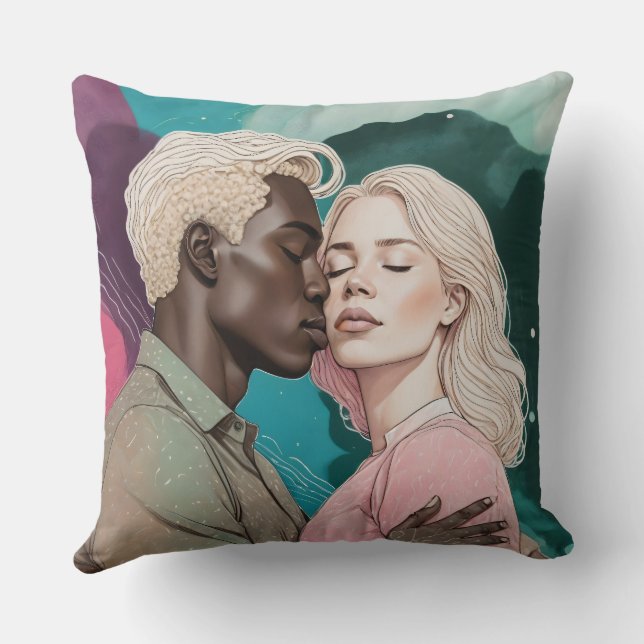 kosmische Romantik Kissen (Rückseite)