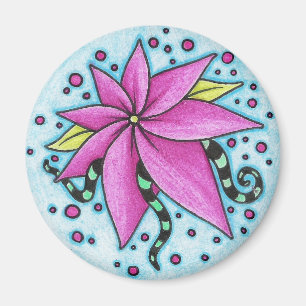 kosmische Rose Magnet