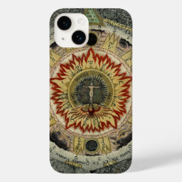 Kosmische Rose Tetragrammaton Mandala Case-Mate iPhone Hülle