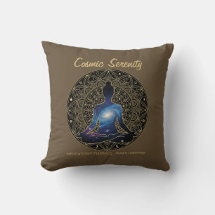 Kosmische Ruhemeditation – Galaxie-Mandala Kissen