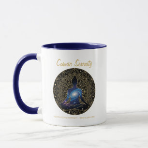 Kosmische Ruhemeditation – Galaxie-Mandala  Tasse