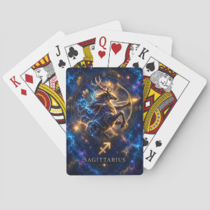 Kosmische Sagittarius-Spielkarten Spielkarten