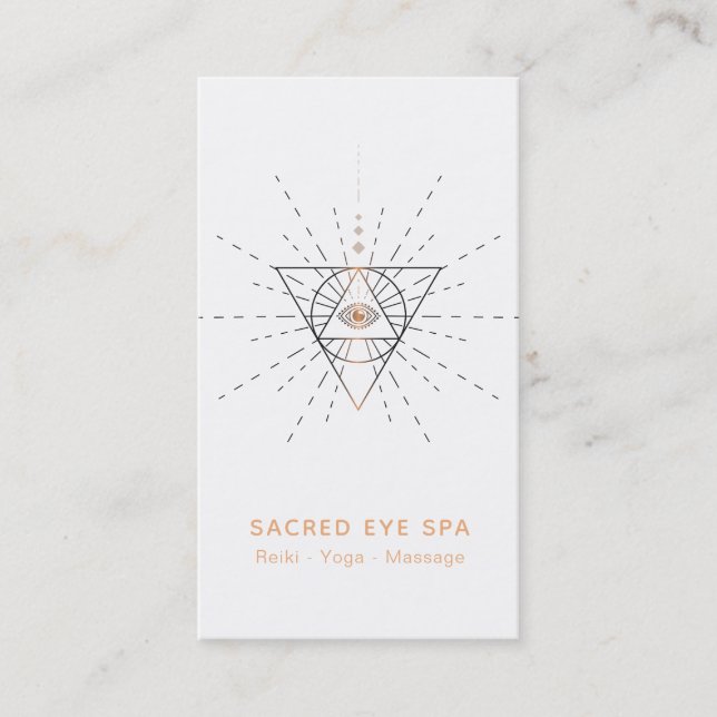 *~* Kosmische Schamanalchemie Heiliges drittes Aug Visitenkarte (Vorderseite)