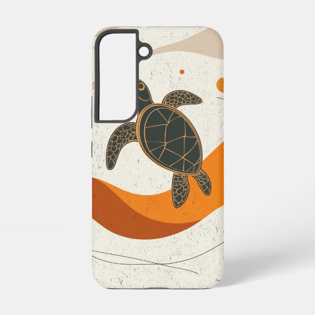 Kosmische Schildkrötenbahn - Handy-Fall Samsung Galaxy Hülle (Rückseite)