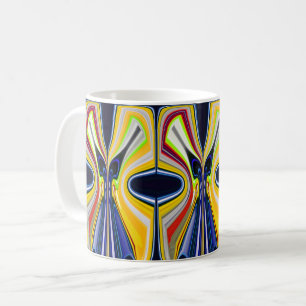 Kosmische Schmetterlinge Kaffeetasse