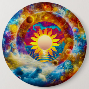 Kosmische Sonne Button