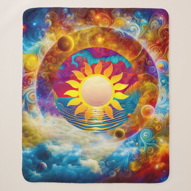 kosmische Sonne Sherpadecke (Vorderseite)