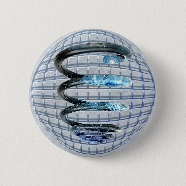 Kosmische Spirale Button (Vorderseite)