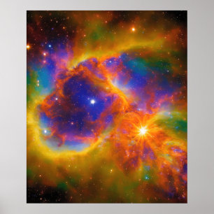 Kosmische Star Galaxie Poster