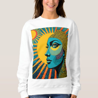 Kosmische Strahlung: Sun Goddess Sweatshirt