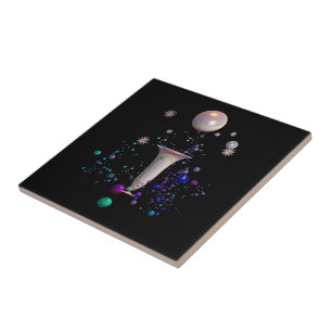Kosmische Symphonie Fliese