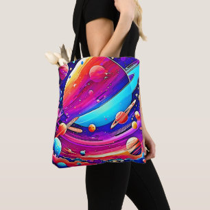 Kosmische Symphonie Kunstwerk Tasche