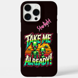 Kosmische Thrills rufen dich an! iPhone 16 Pro Max Hülle