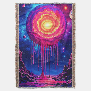 Kosmische tropfende Planet-Kunst Decke