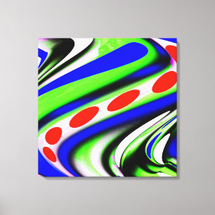 Kosmische Twist-Kunst Leinwanddruck