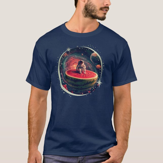 Kosmische Wassermelone T-Shirt (Vorderseite)