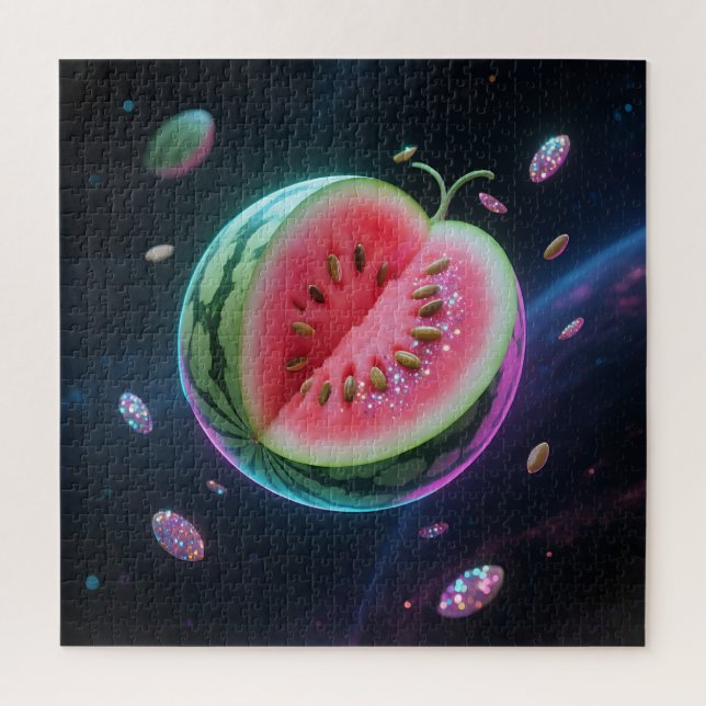 Kosmische Wassermelonen-Scheibe (Vertikal)