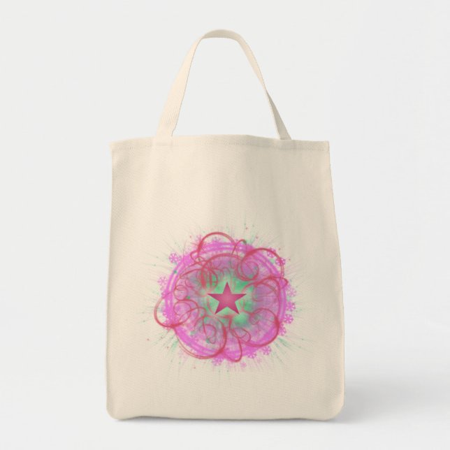 Kosmische weckende Taschen-Tasche Tragetasche (Vorne)