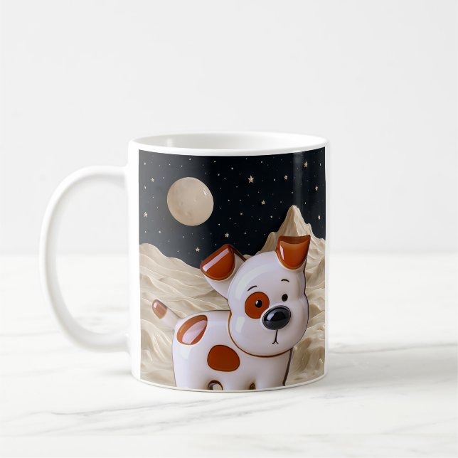 Kosmische Welpe Kaffeetasse (Links)