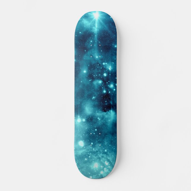 Kosmische Weltraumgalaxie-Skateboard Skateboard (Vorderseite)