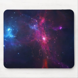 Kosmische Weltraumstars und Nebula Mousepad
