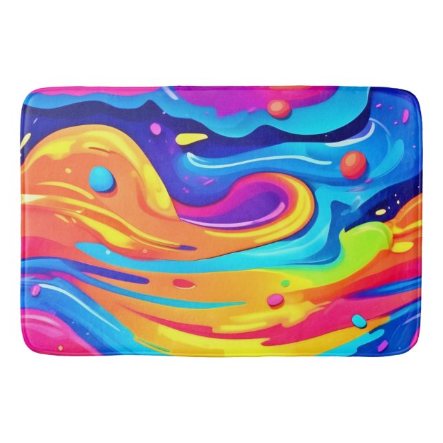 kosmische Wirbel Badematte (Vorderseite)