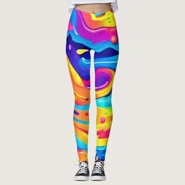 kosmische Wirbel Leggings (Vorderseite)