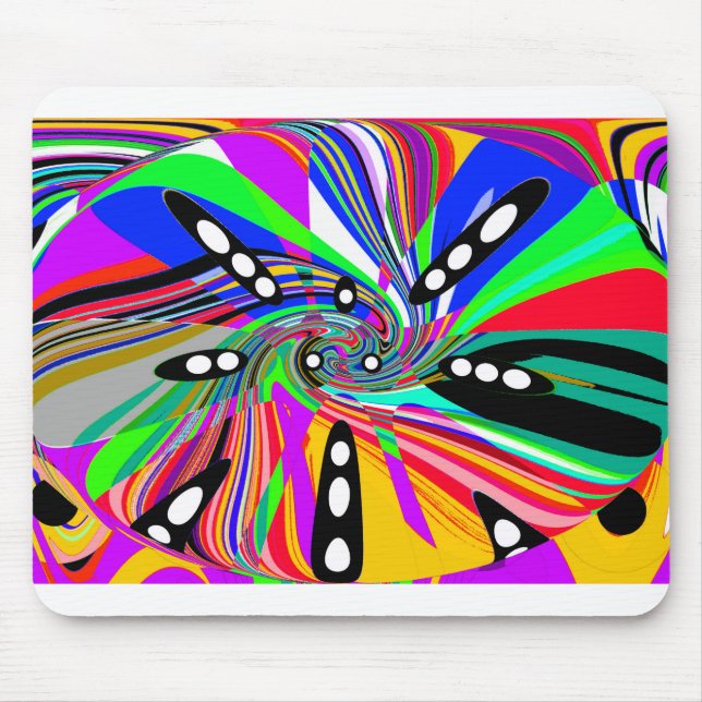 Kosmische Würfel Mousepad (Vorne)