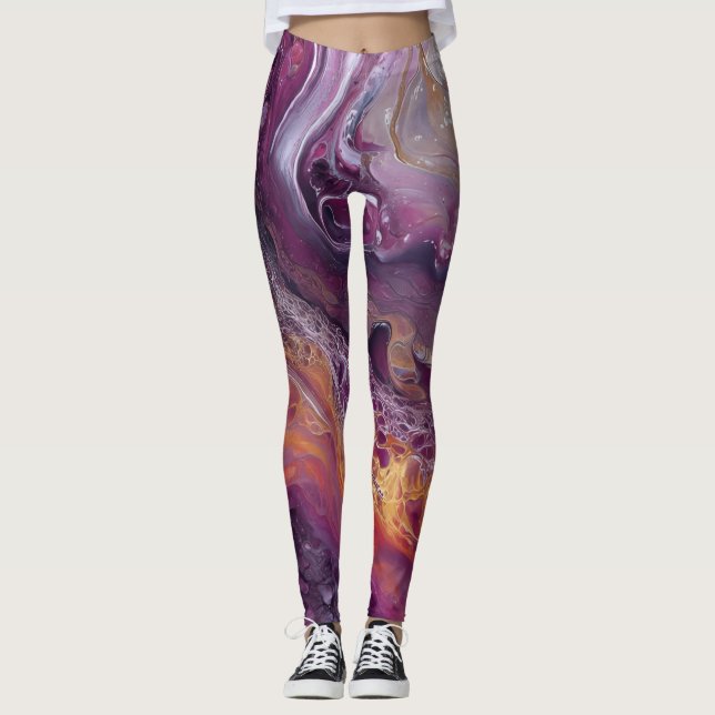 KosmischeNebel Leggings (Vorderseite)