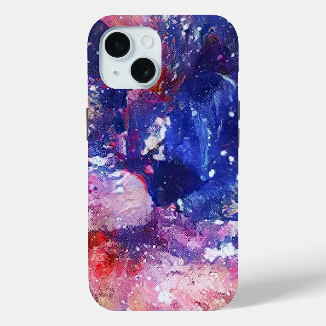 Kosmischer Abstrakter Katzentraum Case-Mate iPhone Hülle (Rückseite)