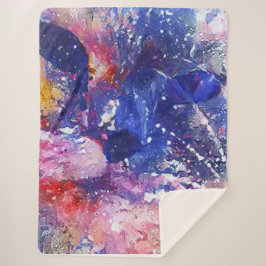 Kosmischer Abstrakter Katzentraum Sherpadecke