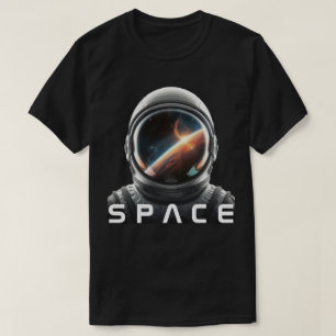 Kosmischer Astronautenhelm T-Shirt
