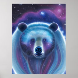 Kosmischer Bär Poster