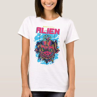 Kosmischer Besucher : Die Alien Design T-Shirt