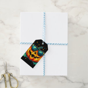 Kosmischer Cooler Jack-O-Space Geschenkanhänger