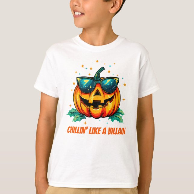 Kosmischer Cooler Jack-O-Space T-Shirt (Vorderseite)