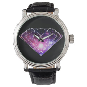 Kosmischer Diamant Armbanduhr
