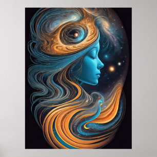 Kosmischer Dreamer Poster