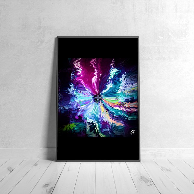 Kosmischer Farbenwind - Muster-Pareidolie Poster (Von Creator hochgeladen)